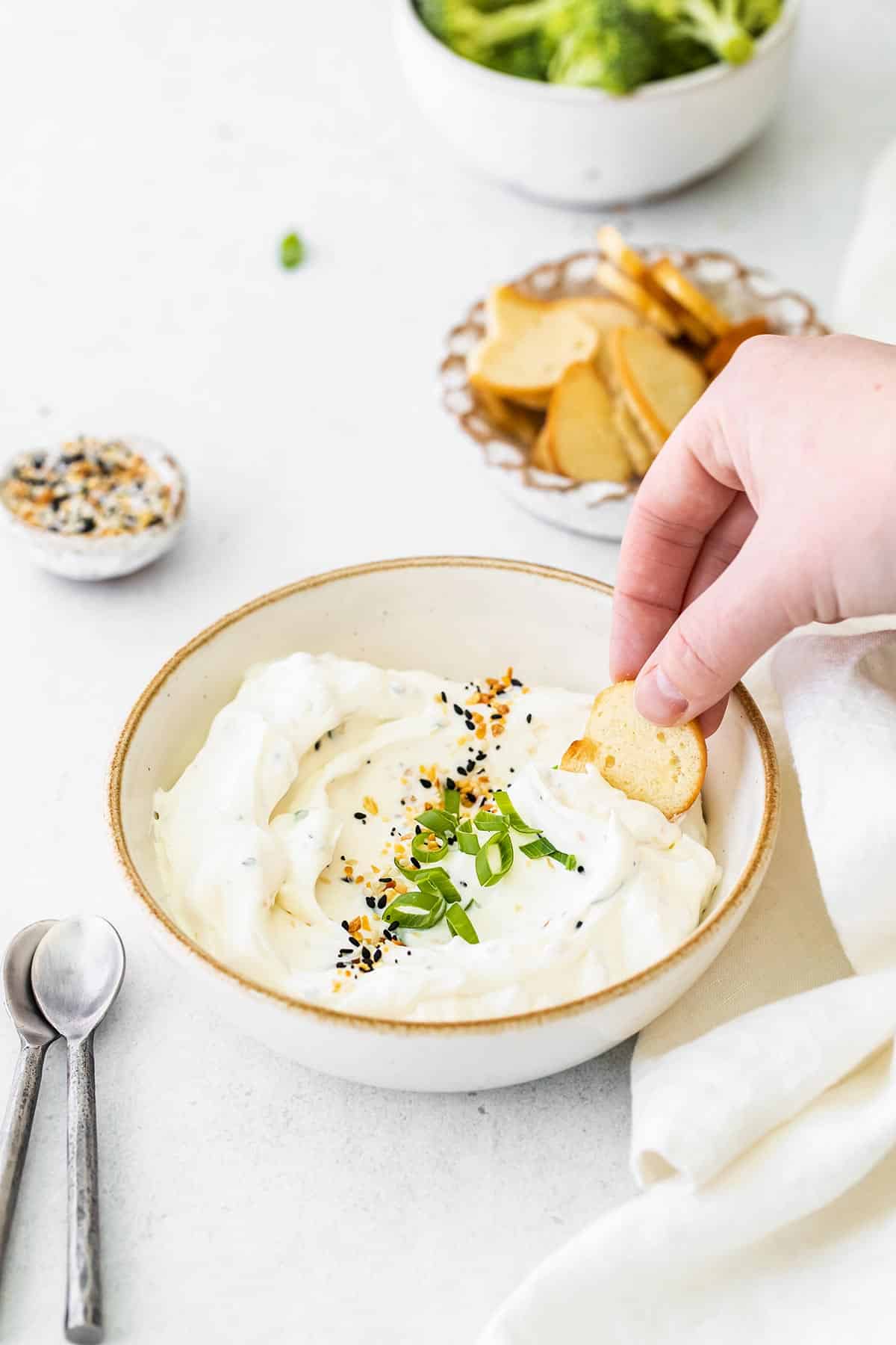 4-Ingredient Everything Bagel Dip