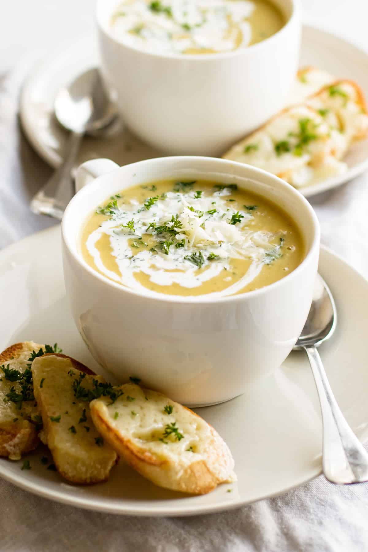 Roasted Acorn Squash Soup - Girl Gone Gourmet