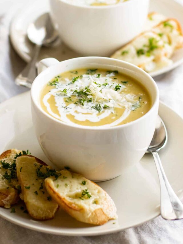 Creamy Acorn Squash Soup Girl Gone Gourmet