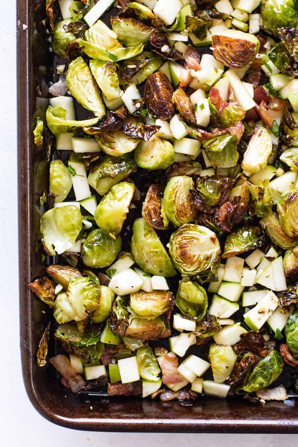 Bacon Up Apple-Pecan Brussels Sprouts - Bacon Up Bacon Grease, Recipe