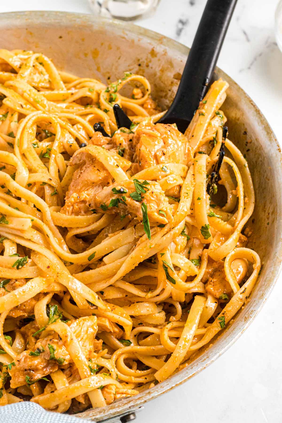 cajun chicken alfredo.