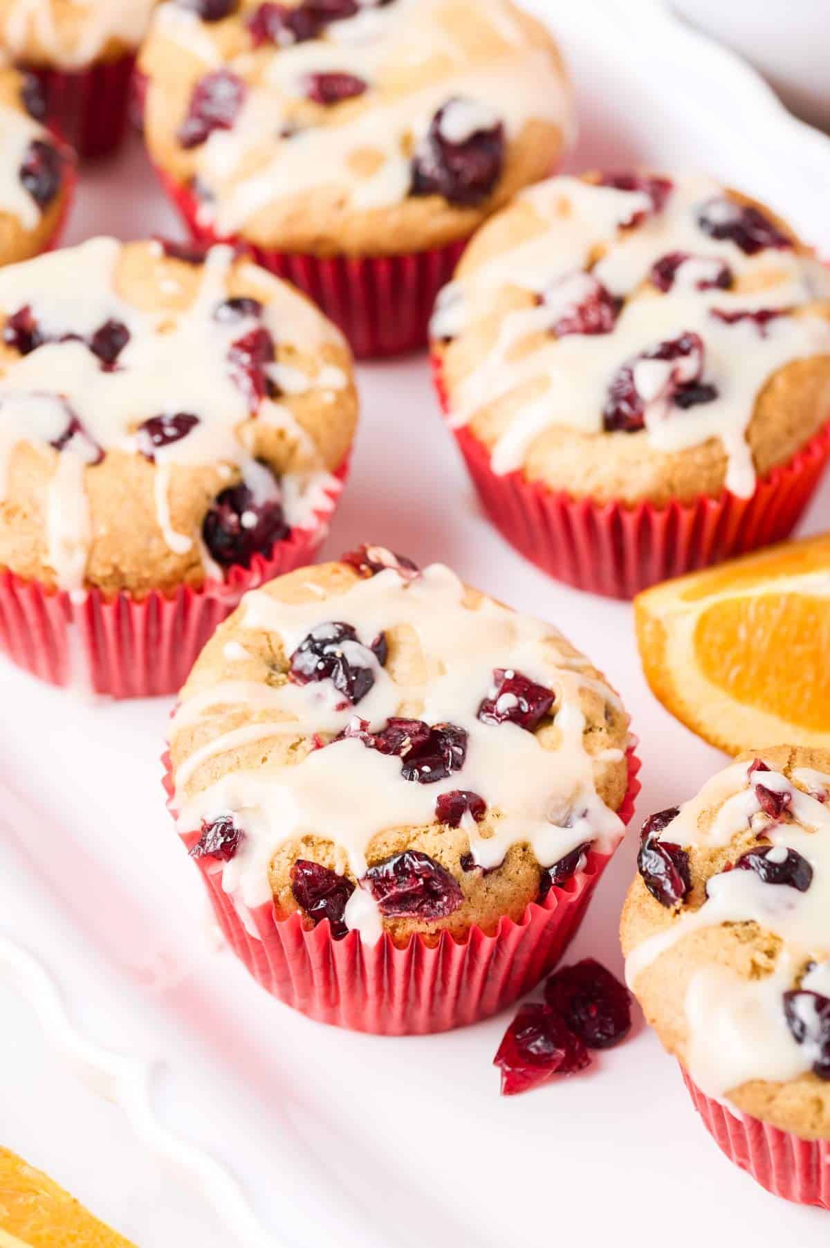 cranberry orange muffins.