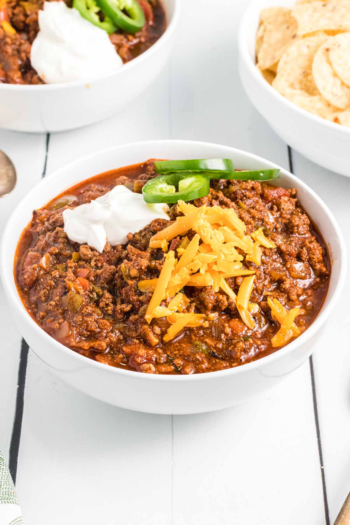 No Bean Chili (Slow Cooker) - Girl Gone Gourmet