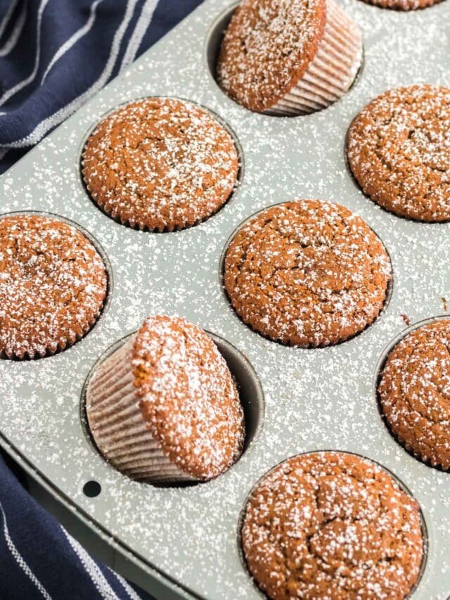Christmas Gingerbread Muffins