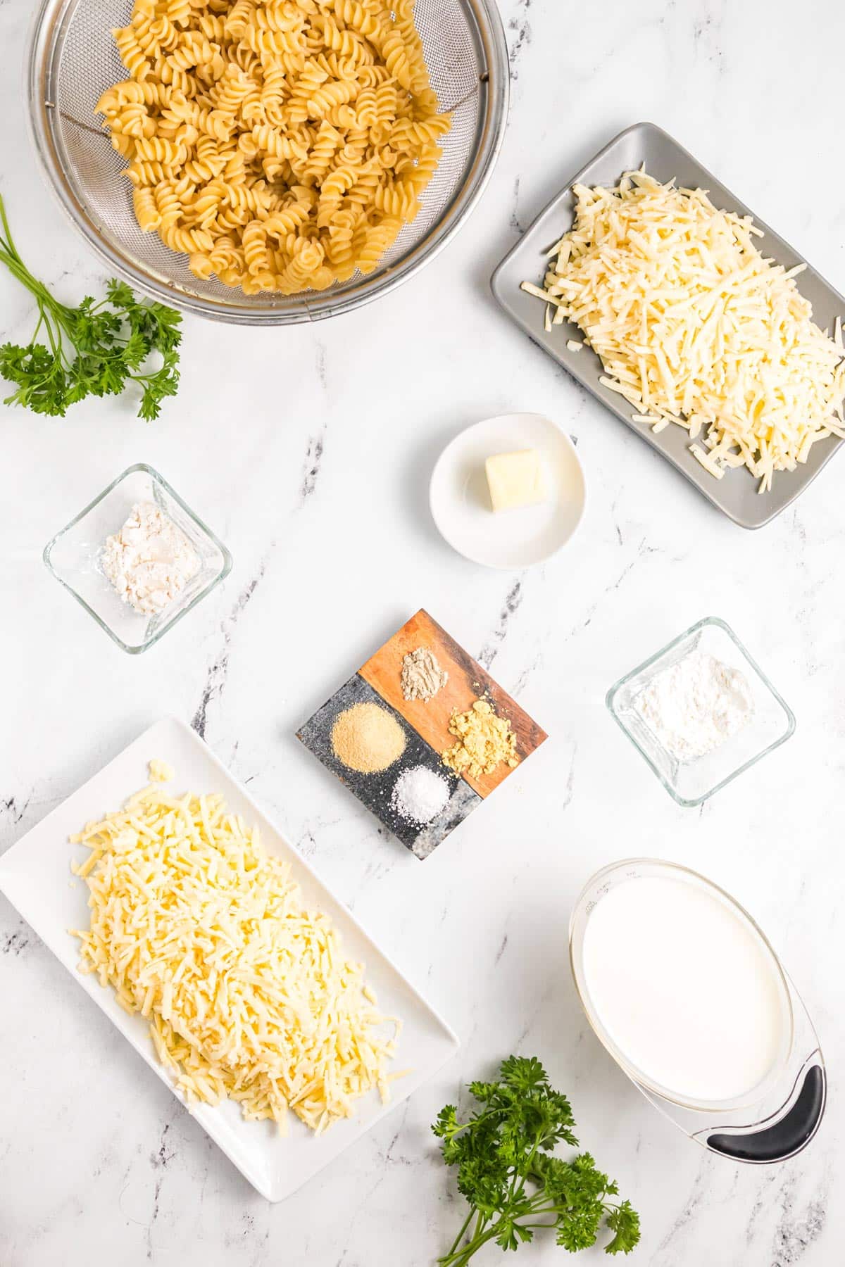 ingredients for the recipe.