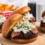 blue cheese burgers