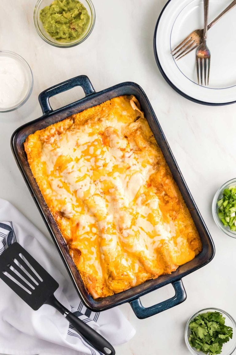 Beef and Cheese Enchiladas