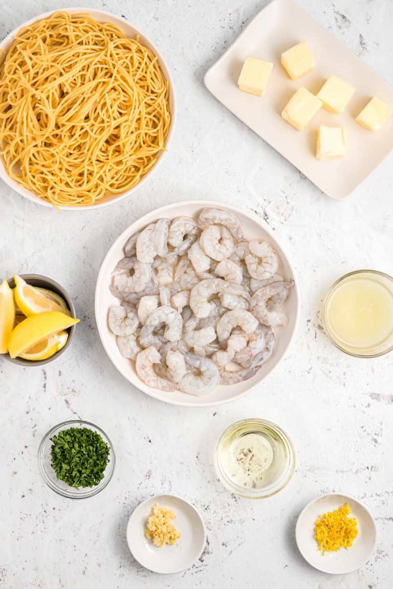 Garlic Butter Shrimp Pasta - Quick & Easy! - Girl Gone Gourmet