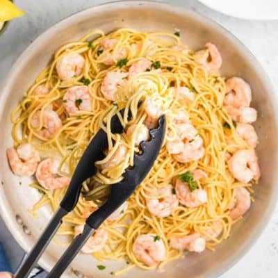 Easy Garlic Butter Shrimp Pasta