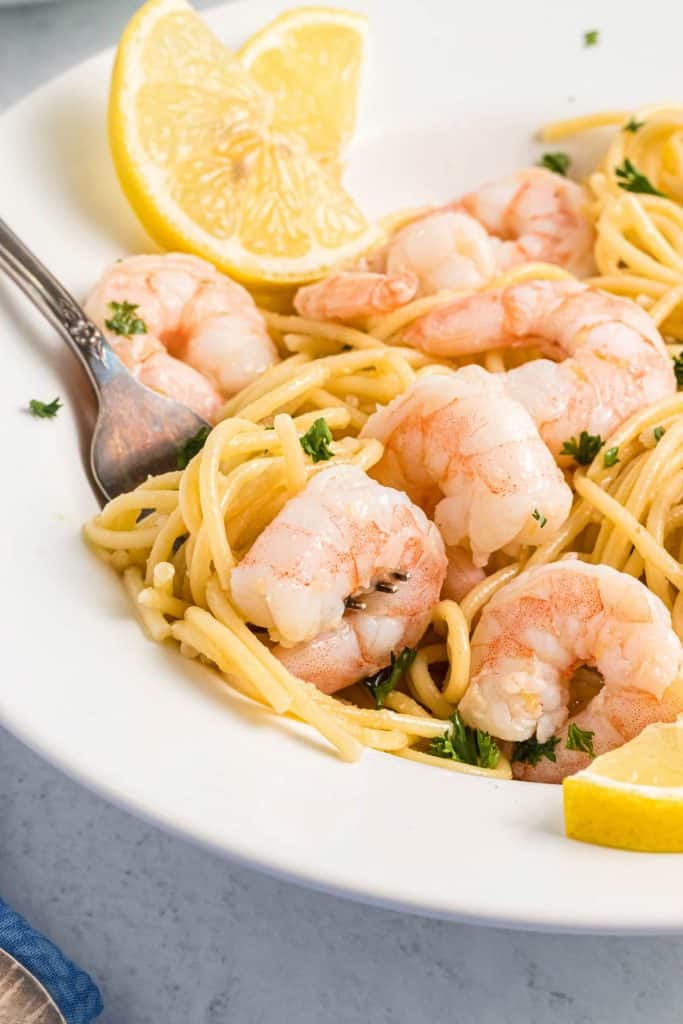 Garlic Butter Shrimp Pasta Quick & Easy! Girl Gone Gourmet