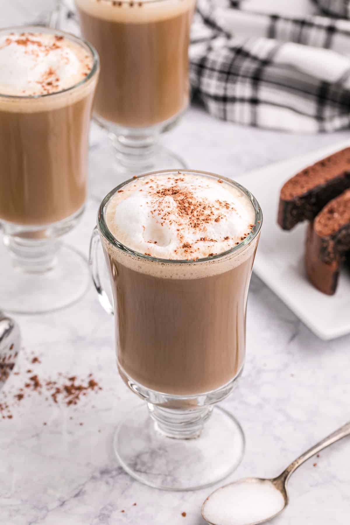 Chocolate Almond Milk Coffee Recipe + Video (Frothy Coffee)