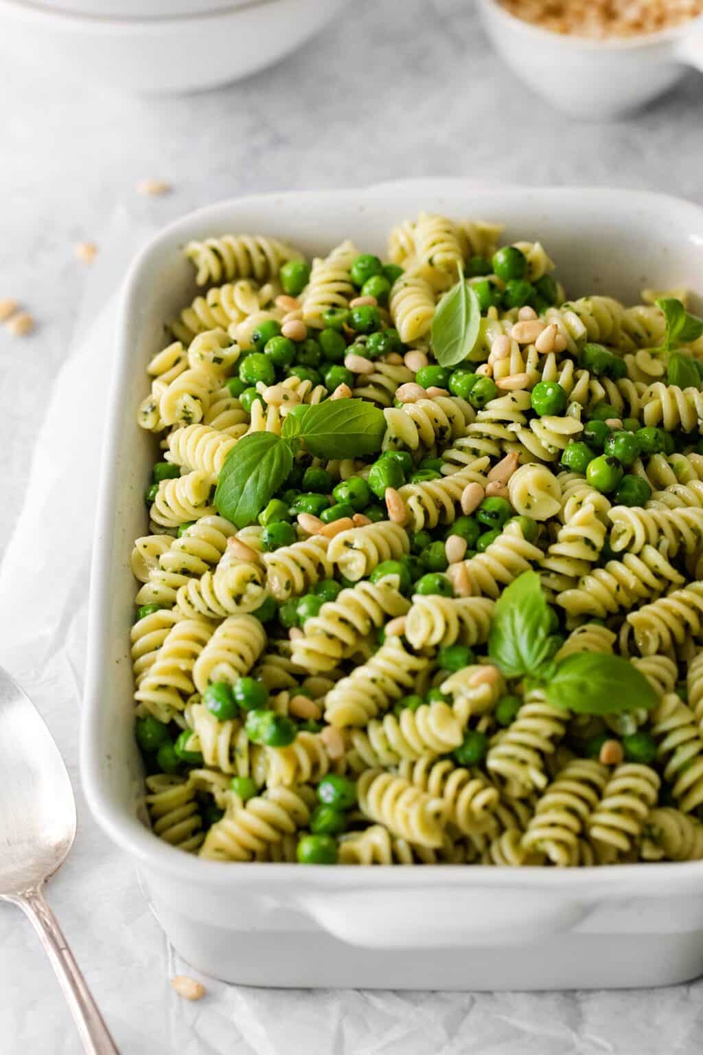 Pesto Pasta with Peas Girl Gone Gourmet