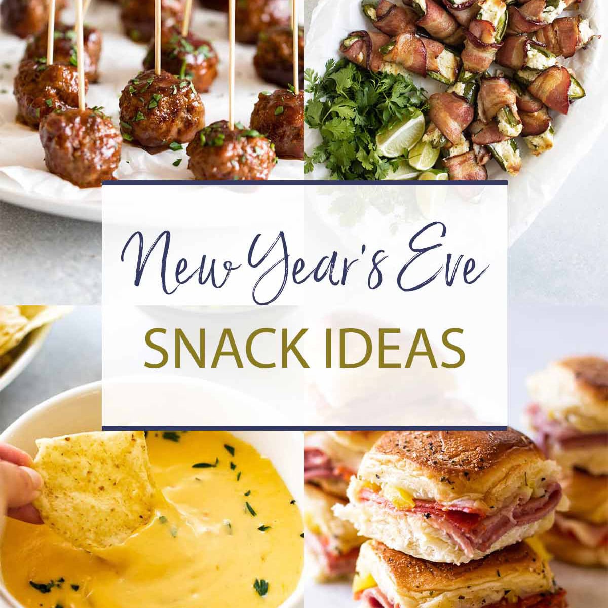 New Year's Eve Snack Ideas - Girl Gone Gourmet