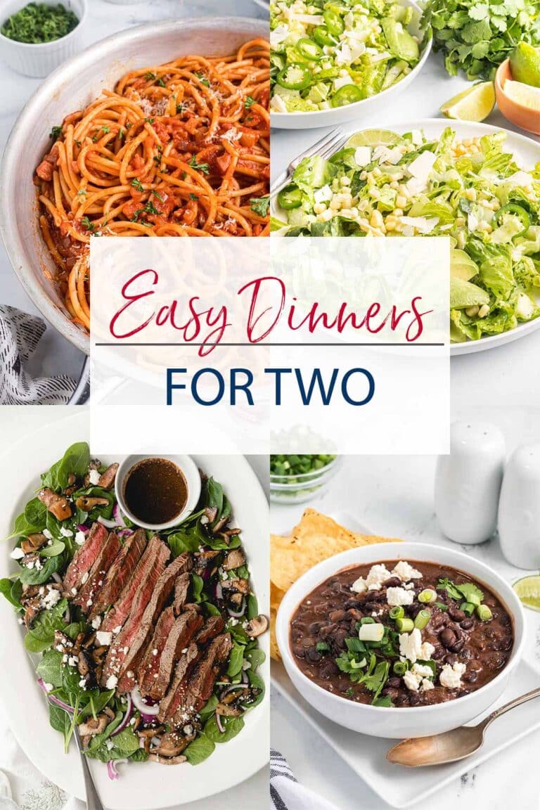 Easy Dinner Recipes for Two