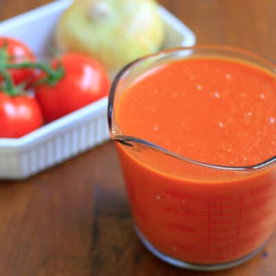 Homemade Tomato Puree