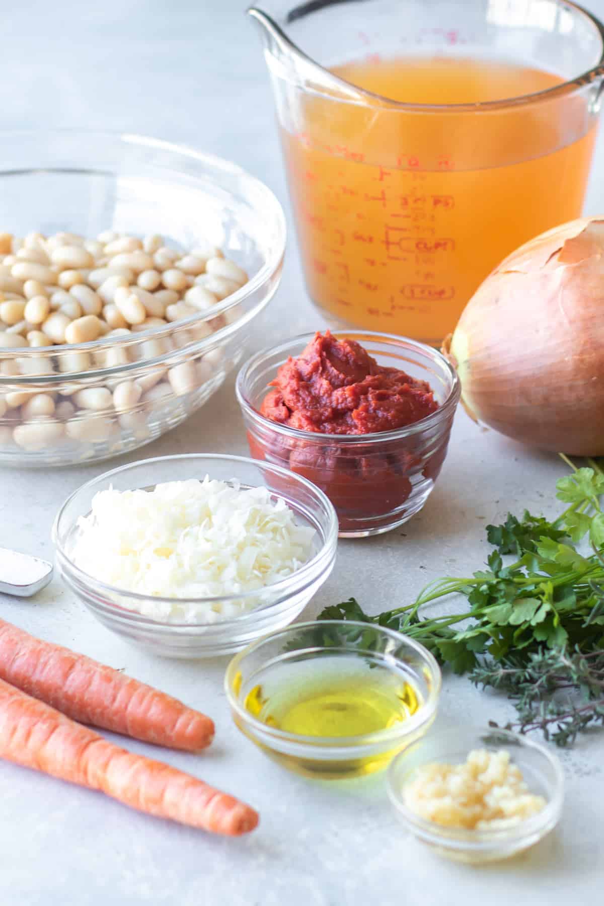 ingredients for the recipe.
