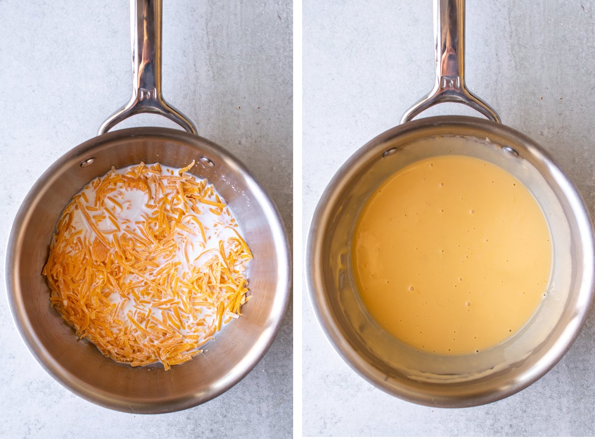 how to make the cheese sauce.