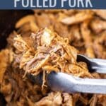 slow cooker pulled pork pinterest image.