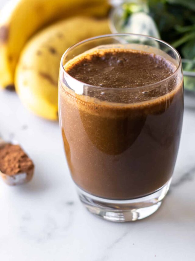 Chocolate Coffee Smoothie (with a Healthy Twist!)