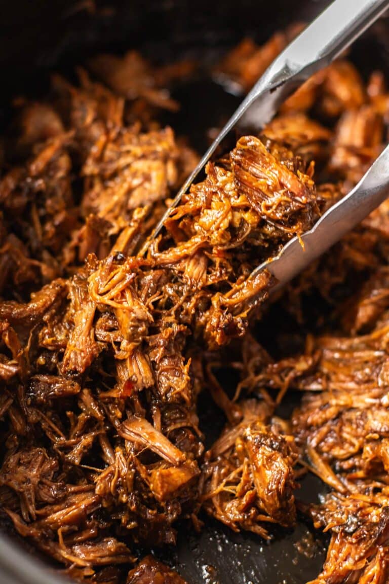 Easy Shredded BBQ Beef (Slow Cooker)