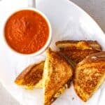 grilled cheese and tomato soup.