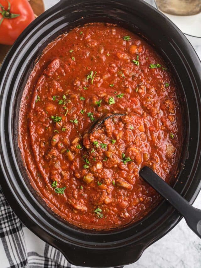 Sunday Sauce Recipe (Slow Cooker)