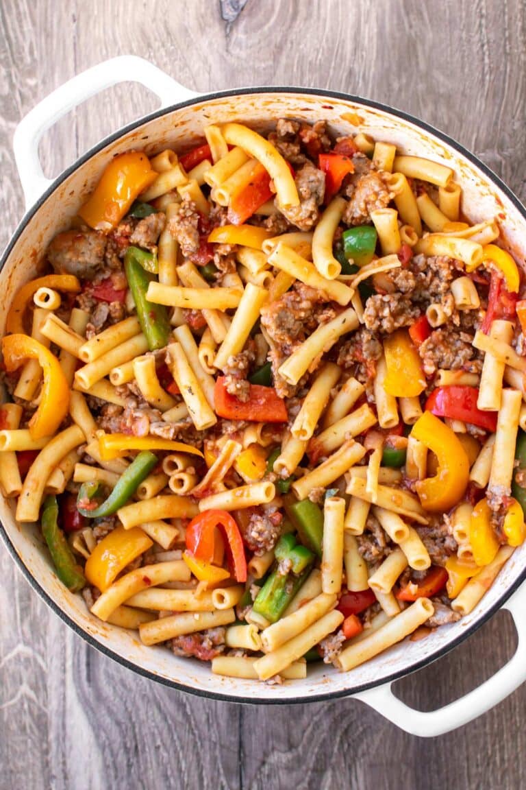 Italian Sausage and Peppers Pasta