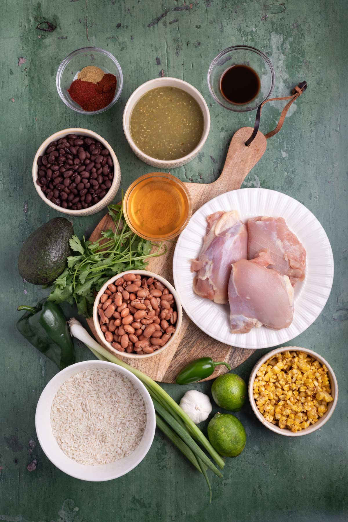 ingredients for the recipe.