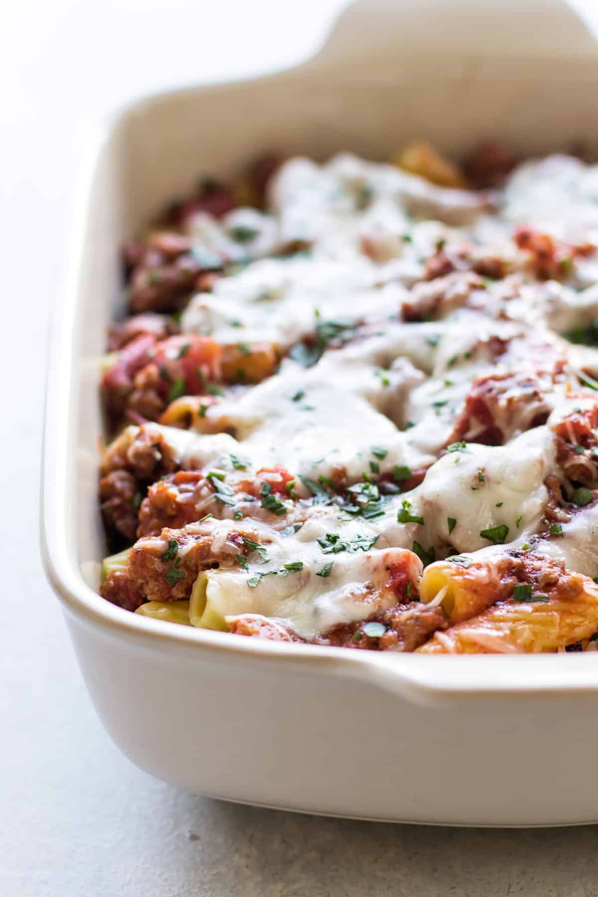 baked rigatoni.