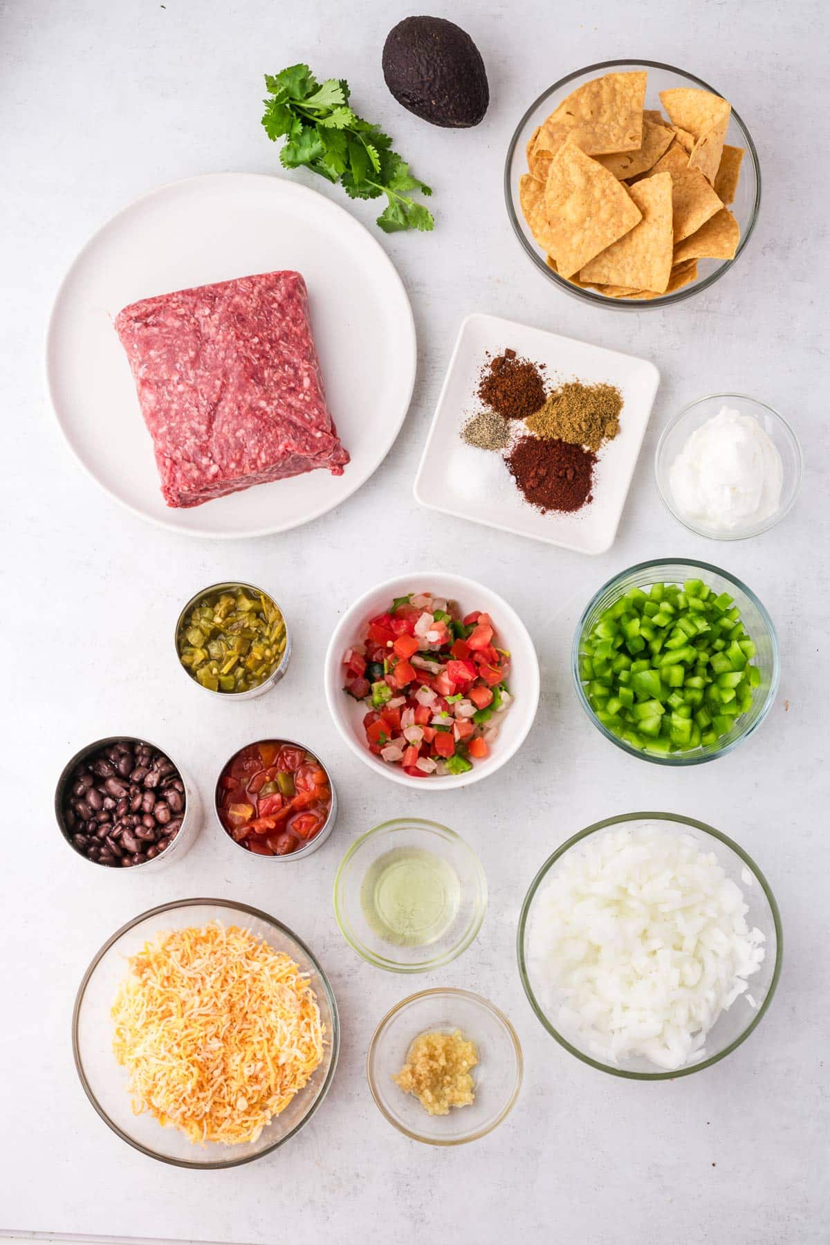 taco nachos ingredients.