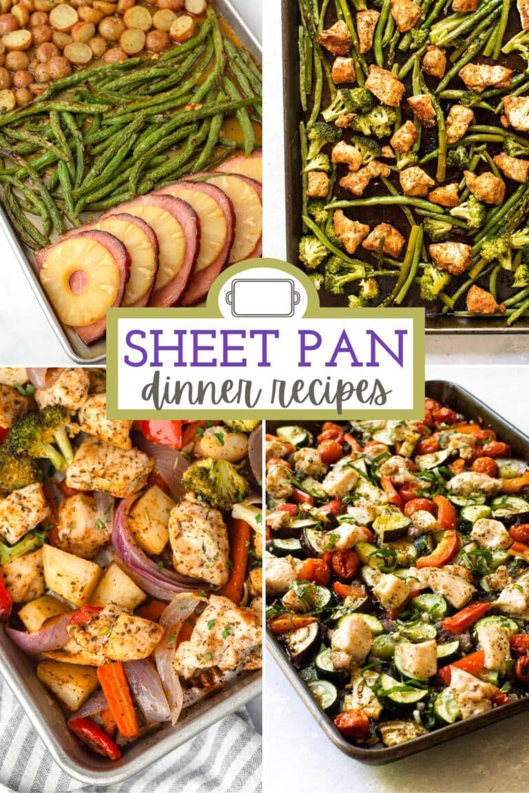 sheet pan dinner recipes photo collate.