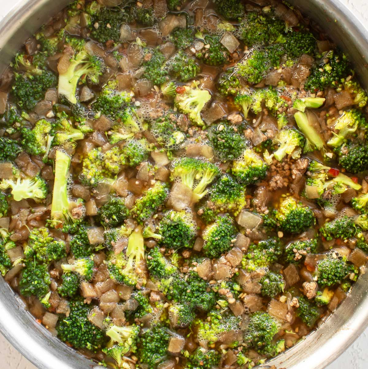 the ready to simmer.