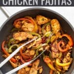 adobo chicken fajitas.