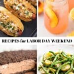 labor day recipes pinterest image.