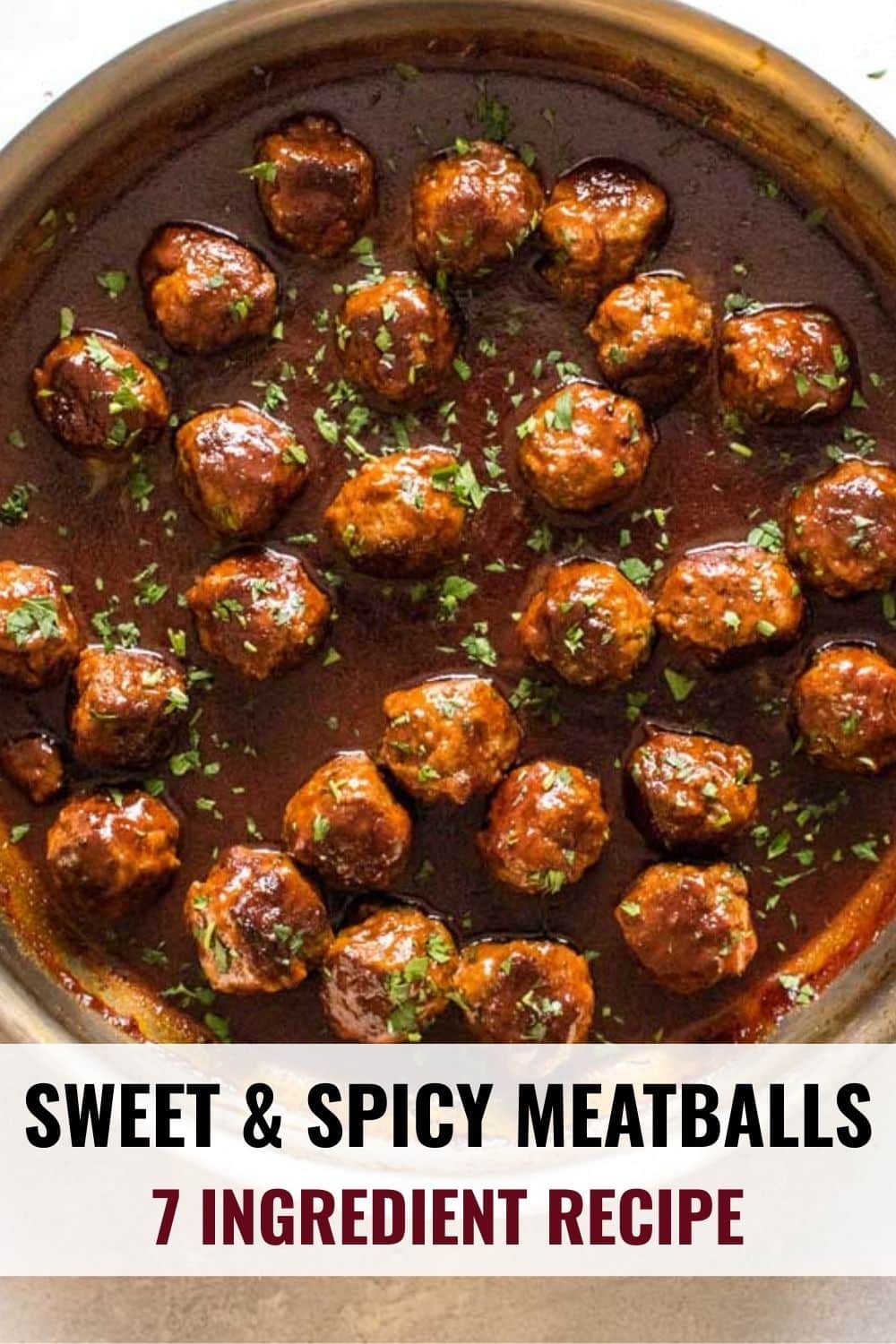 Sweet and Spicy Meatballs - Girl Gone Gourmet