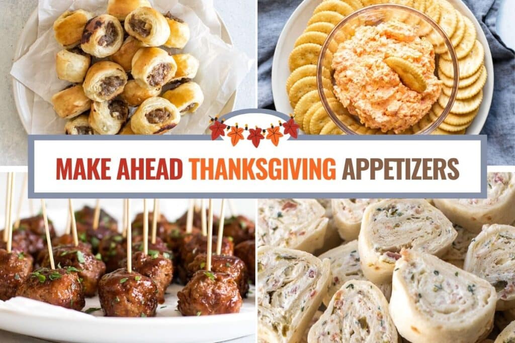 thanksgiving appetizers post image collage.