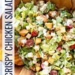 chicken salad pin graphic.