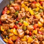 chicken stir fry pinterest image.