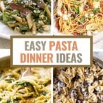pasta dinner ideas pinterest image.