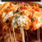 baked ziti pinterest image.